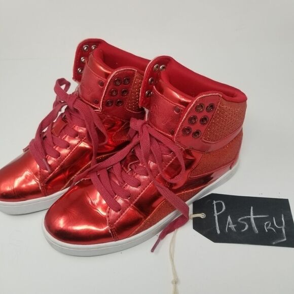 PASTRY BRIGHT RED SNEAKERS. SIZE 7 - Picture 12 of 12